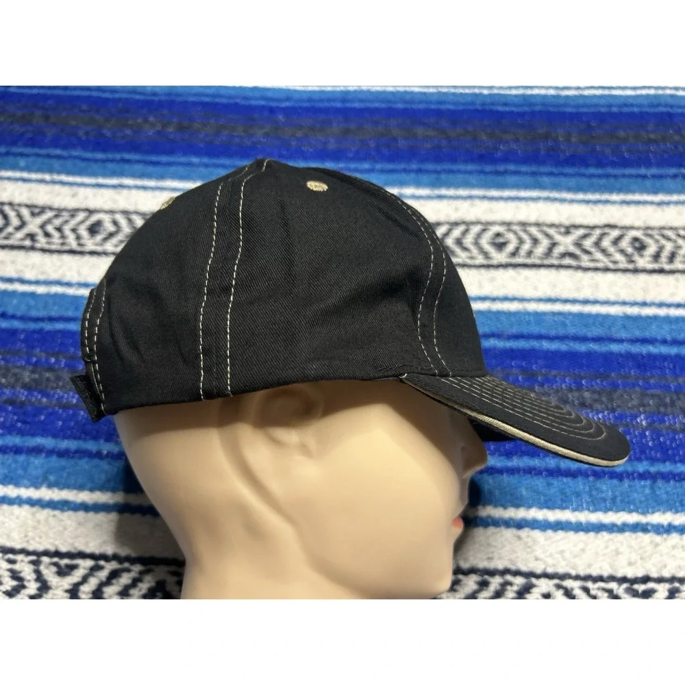 Vintage Chevrolet Hat Black Strapback Dealer Cars Cobras Cap Performance Vehicle